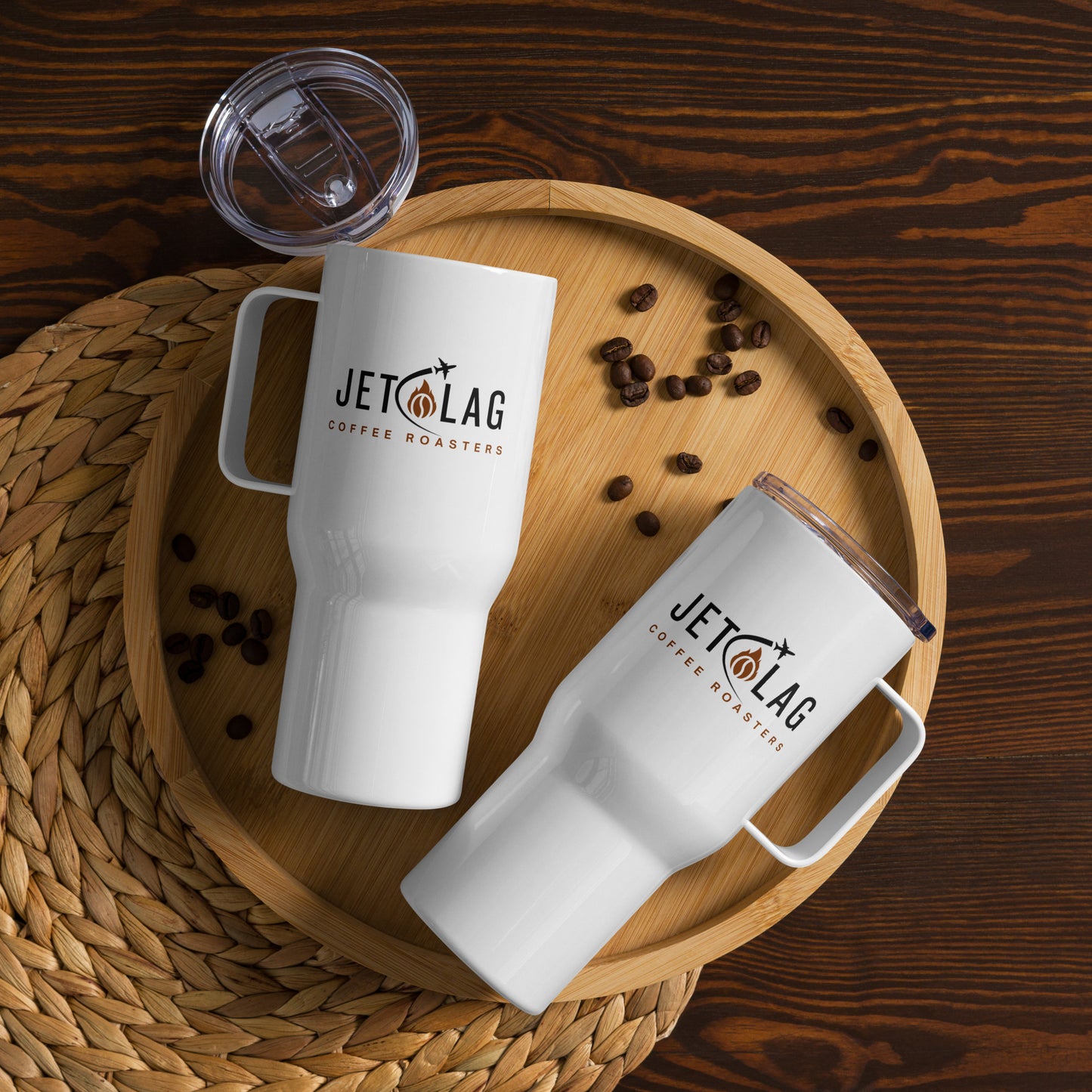 Taza de viaje con asa